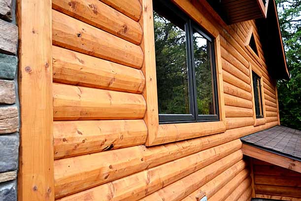 log-siding